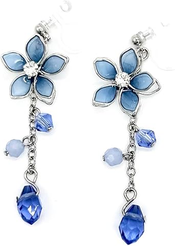 Amazon | CHERRY Knotフラワー ピアス イヤリング ノンホール